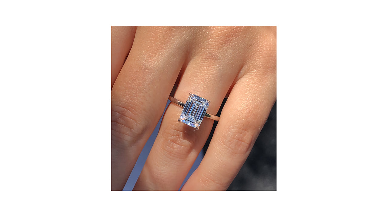 jc7841_lgdp4139 - 3ct Solitaire Emerald Cut Engagement Ring at Ascot Diamonds