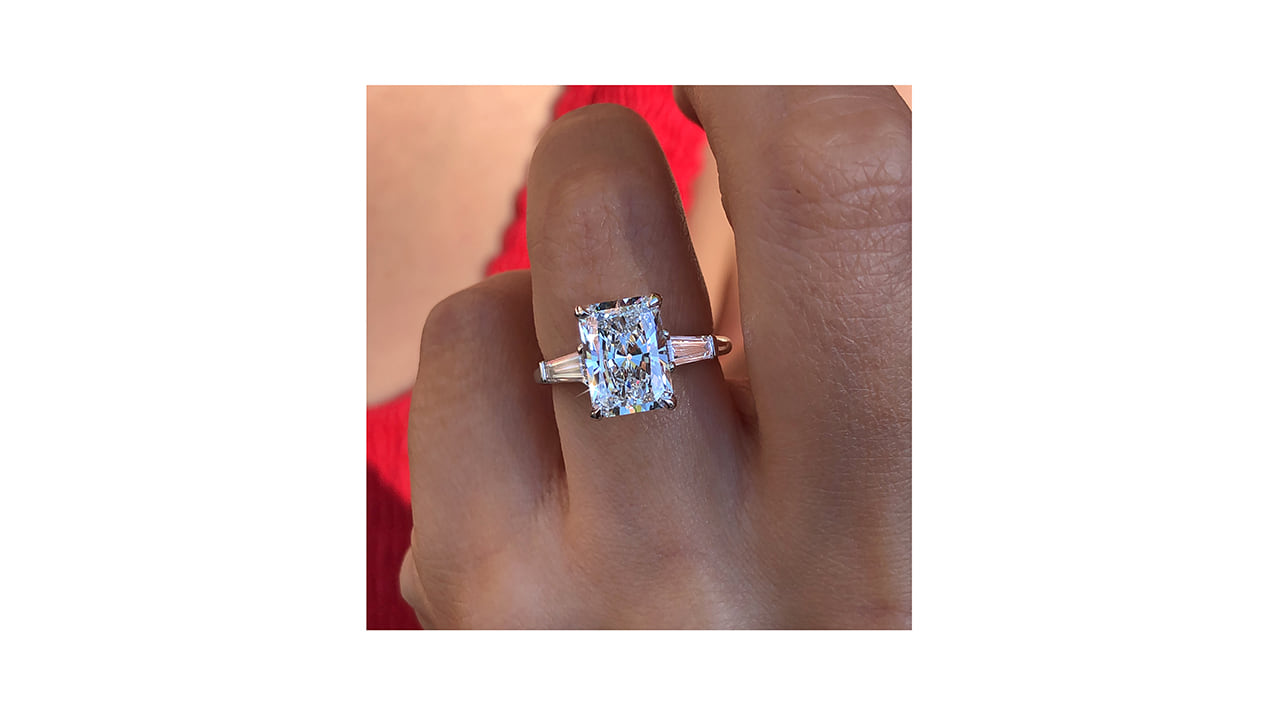 jc7869_lgdp3296 - 3ct Tri Stone Radiant Cut Engagement Ring at Ascot Diamonds
