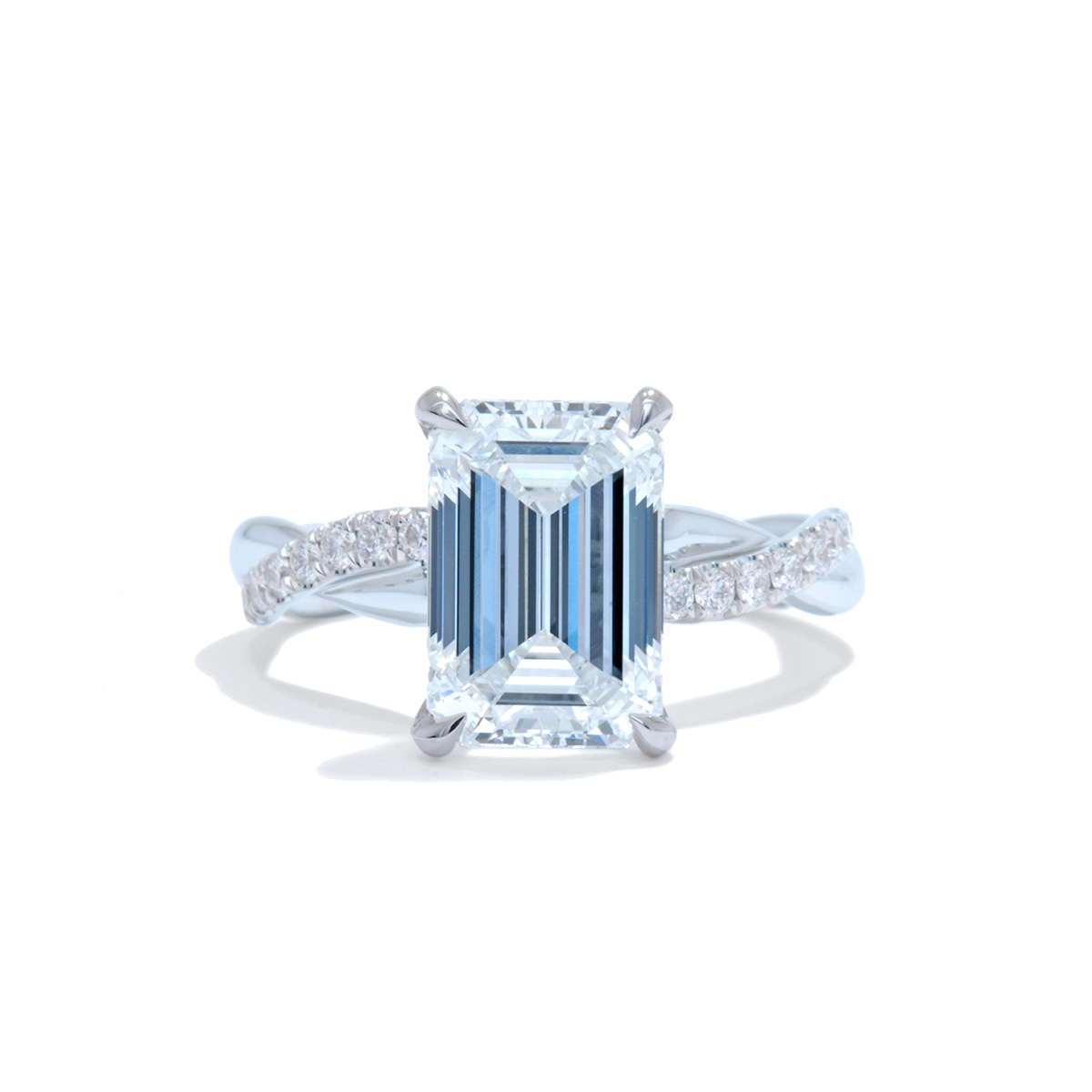 3ct Radiant Diamond Engagement Ring – Ascot Diamonds