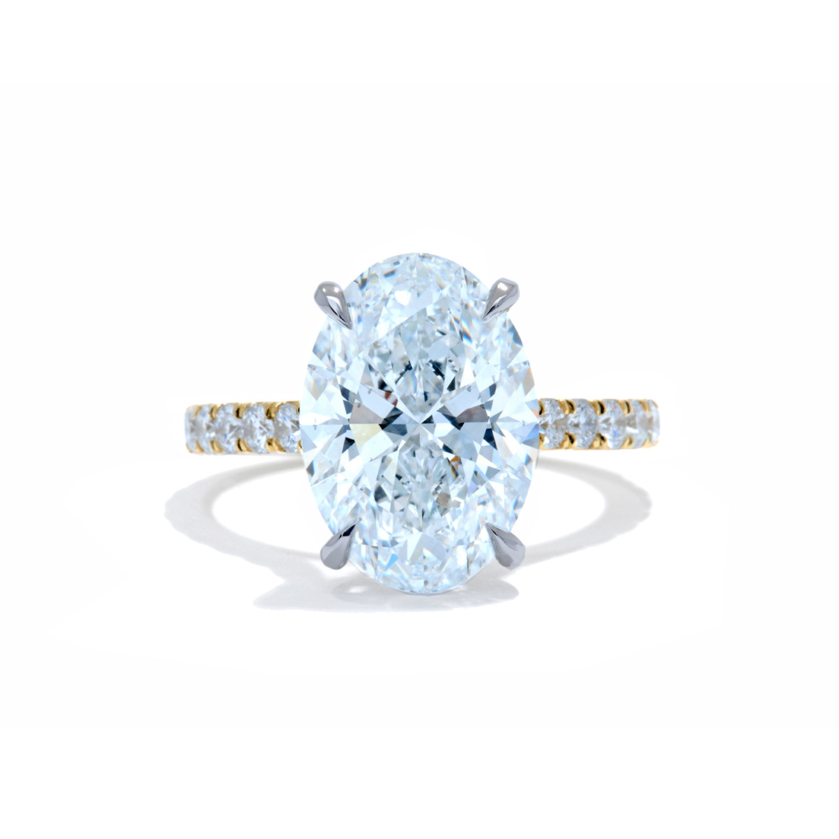 Cushion Brilliant Cut Diamond Ring | 5ct – Ascot Diamonds